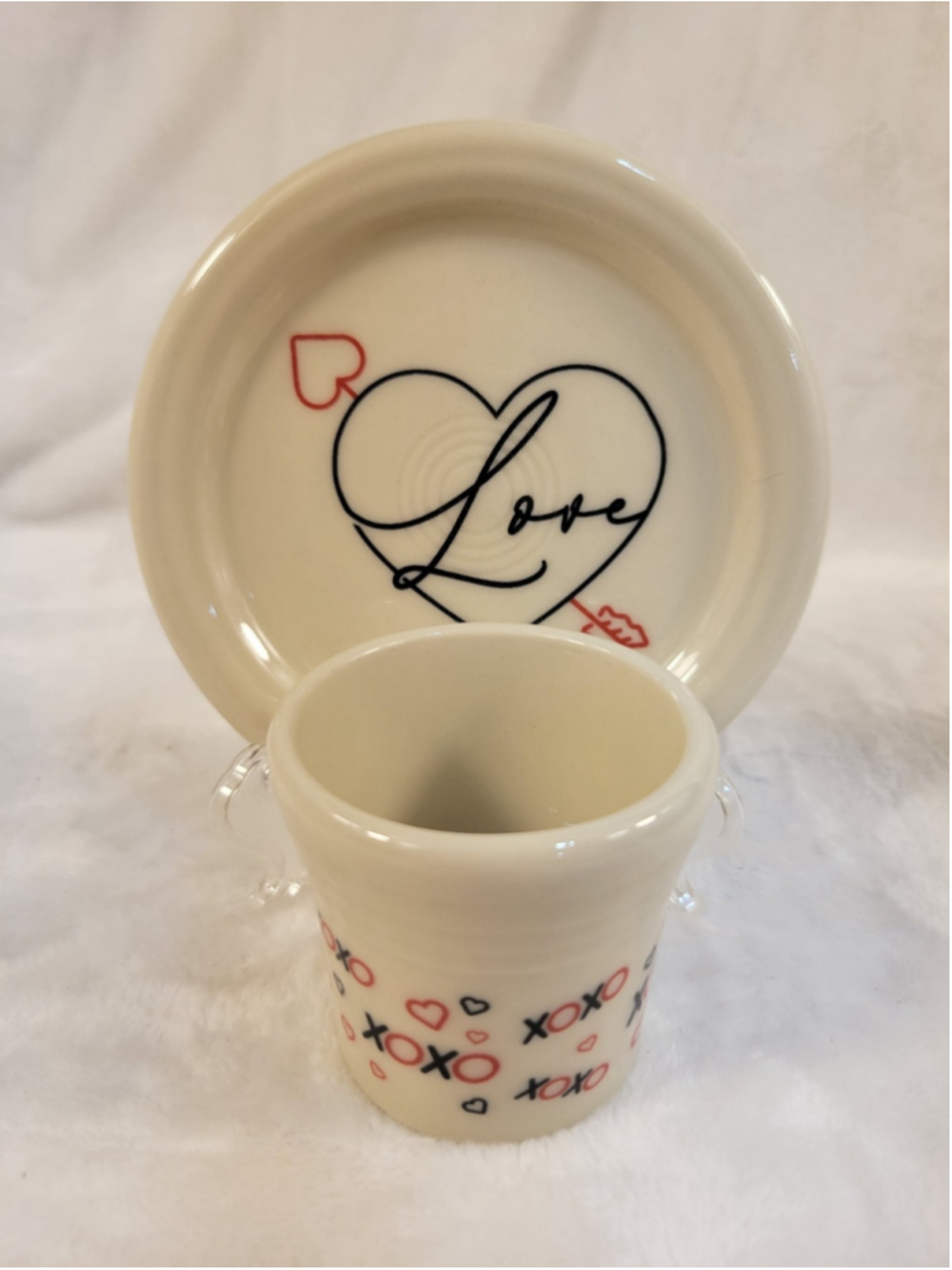 Fiesta Coaster & Shot Glass Valentine Love 2026 New First Quality Homer Laughlin